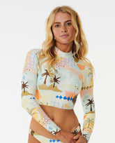 SUN CLUB CROPPED RASHGUARD - Rip Curl